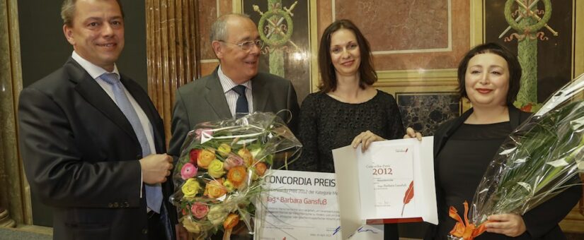 Preisträgerin Barbara Gansfuß (3. von links)